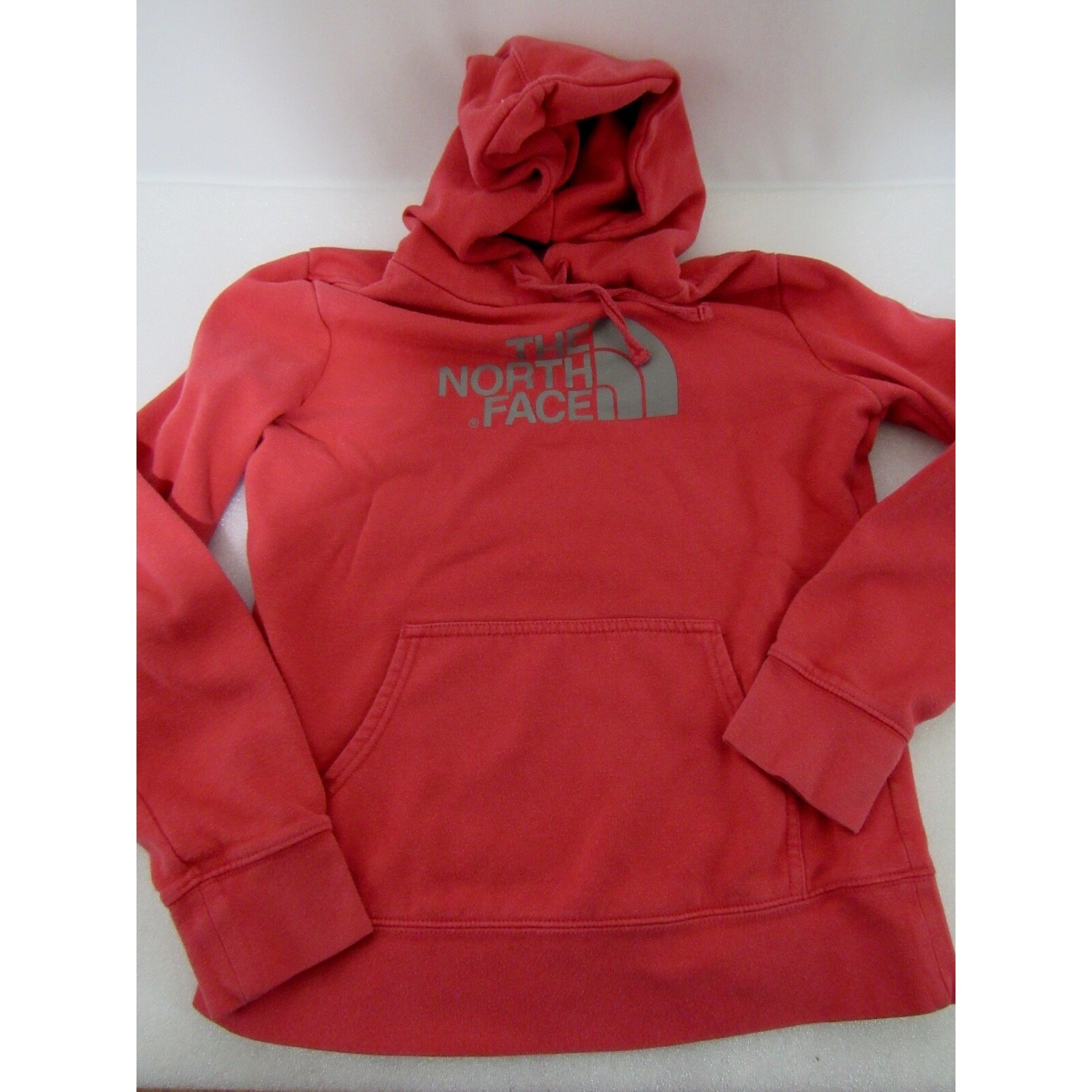 The North Face Women's Teal Orange Hoodie With Front Pocket Long Sleeves Sz S/P